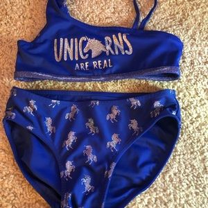 Girls 2 piece bathing suit